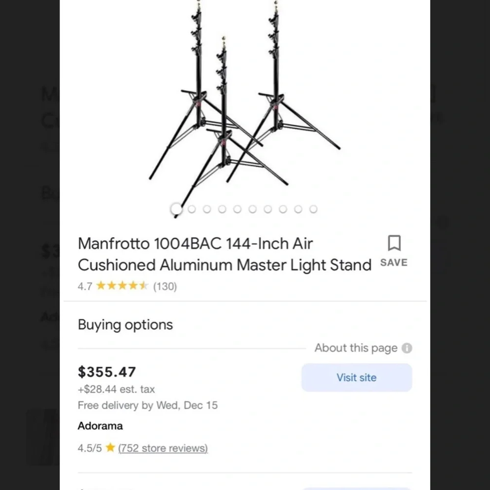 Manfrotto Light Stand